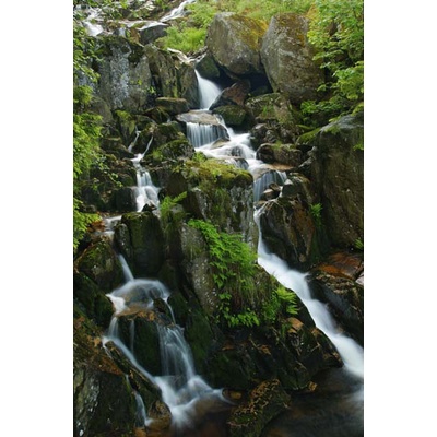 Tranh dán tường phong cảnh thác nước chảy khiến người xem phải trầm trồ thán phục về khung cảnh thiên nhiên tuyệt đẹp