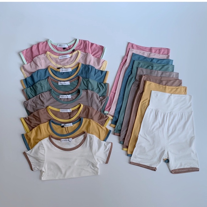 [MINKYMOM] BỘ CỘC VIỀN THUN LẠNH CẠP CAO MINKY MOM QUẢNG CHÂU