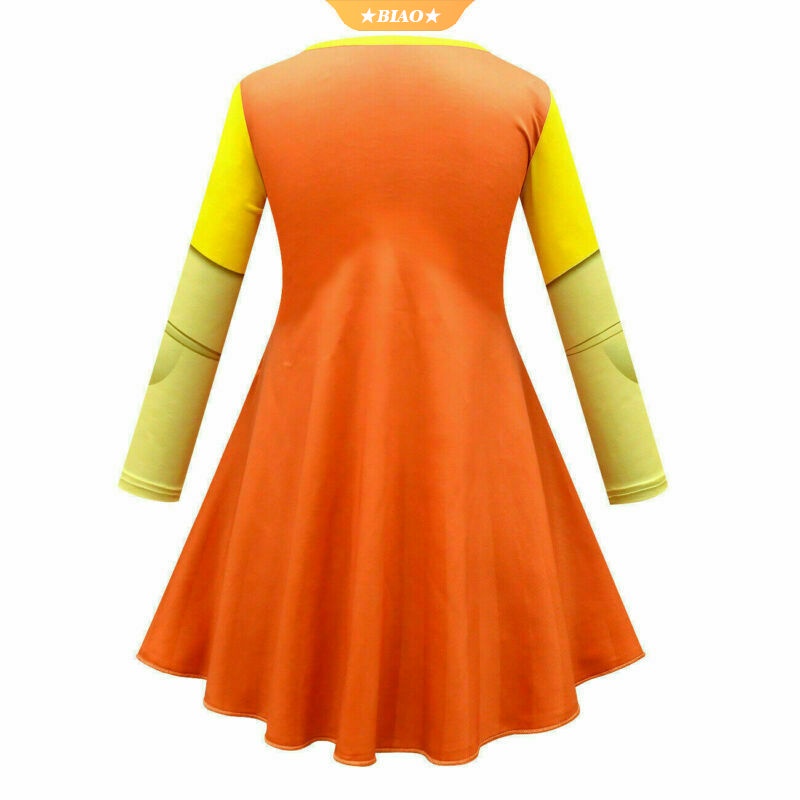 Áo thun / Đầm dáng dài hóa trang nhân vật phim Hàn Quốc Squid Game vào dịp Halloween Giáng Sinh