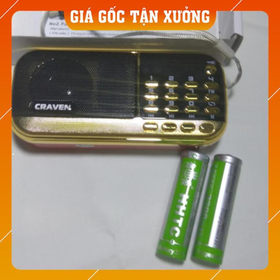 [GIÁ SỐC] Loa thẻ nhớ Craven CR 836/836S có 2 khe cắm thẻ nhớ - USB - ĐÀI FM -  phát kinh phật đài FM