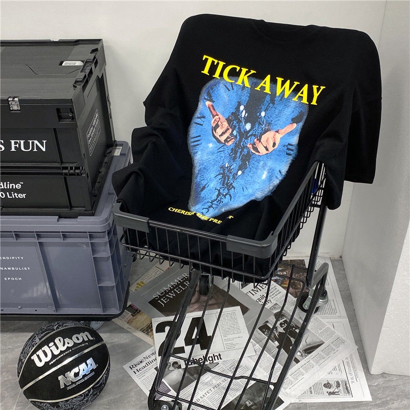 Áo Thun Tay Ngắn In Hình Phong Cách Rock 19B6329 Dành Cho Nam Nữ