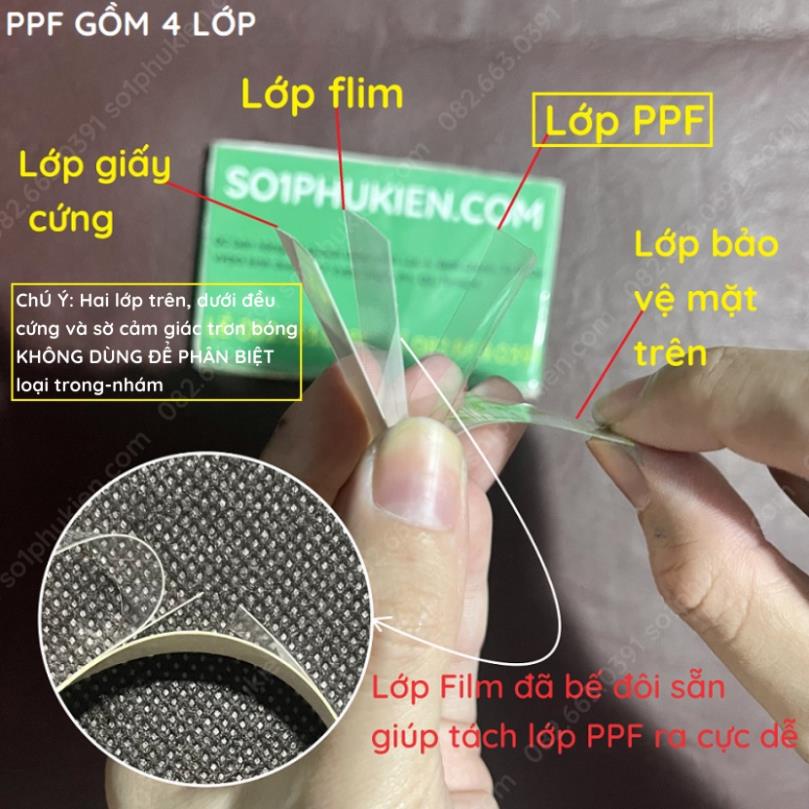 Dán PPF iPhone 14 pro max / 14 pro loại trong, nhám dành cho màn hình, mặt lưng, full viền