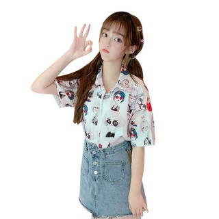 [Lisa]Women Fashion Retro Blouse