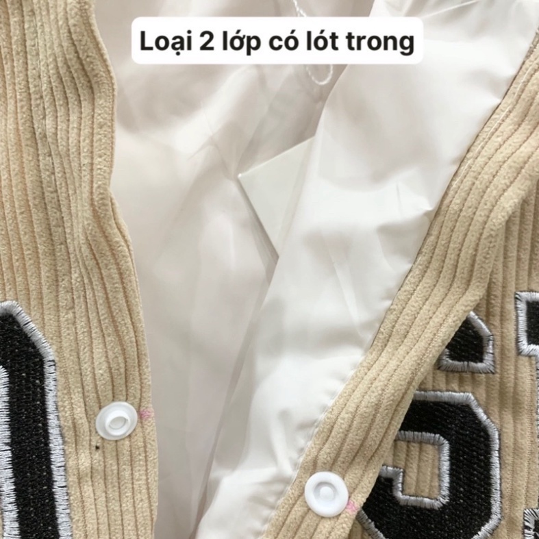 Áo bomber nữ nhung tăm CHOOSE đủ size - Áo khoác mùa đông nữ đẹp HABII AB01 | BigBuy360 - bigbuy360.vn