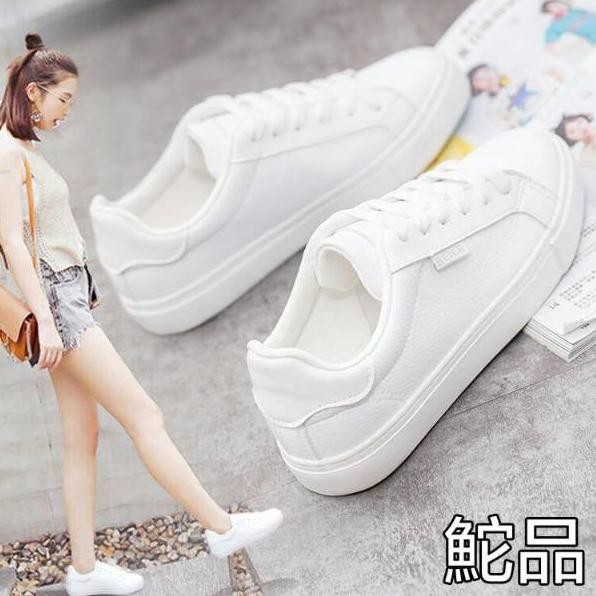 Giày Sneaker Beier Kr010 Màu Trắng / Đen / Hồng Cho Nữ