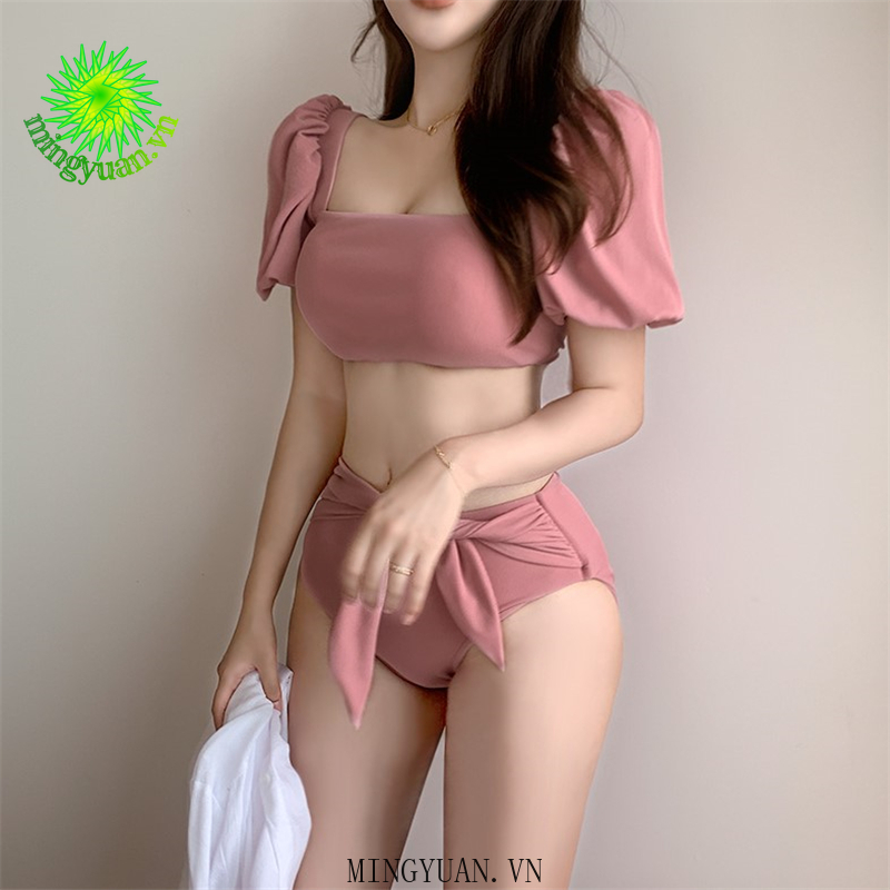 Bikini đi biển cho nữ với thiết kế hai mảnh tay phồng | BigBuy360 - bigbuy360.vn