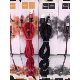 Dây sạc lighting hoco chính hãng dài 2m hỗ trợ sạc iphone 5,5s,6,6s,6splus,6plus,7,7plus,8,8plus,x,xs,...