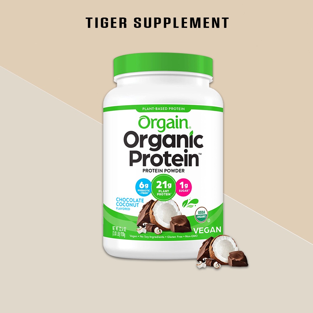Orgain Organic Protein - Whey Thực Vật thuần Chay từ Mỹ 920g - Vanilla