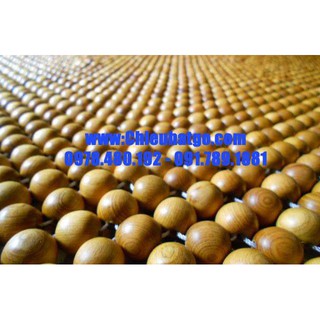 Chiếu hạt gỗ pơ mu ( hạt to) . Hàng loại 1 chuẩn 100%pơ mu