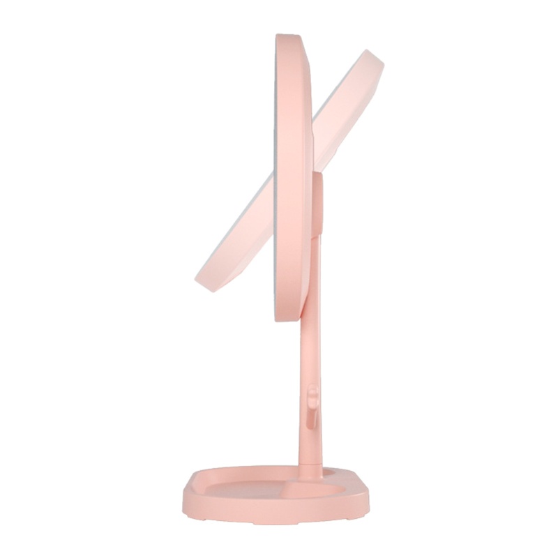 Gương Trang Điểm Để Bàn Có Đèn LED Có Cổng Sạc USB