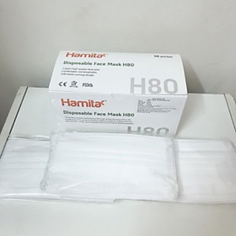 Khẩu trang y tế Hamita 3 lớp .