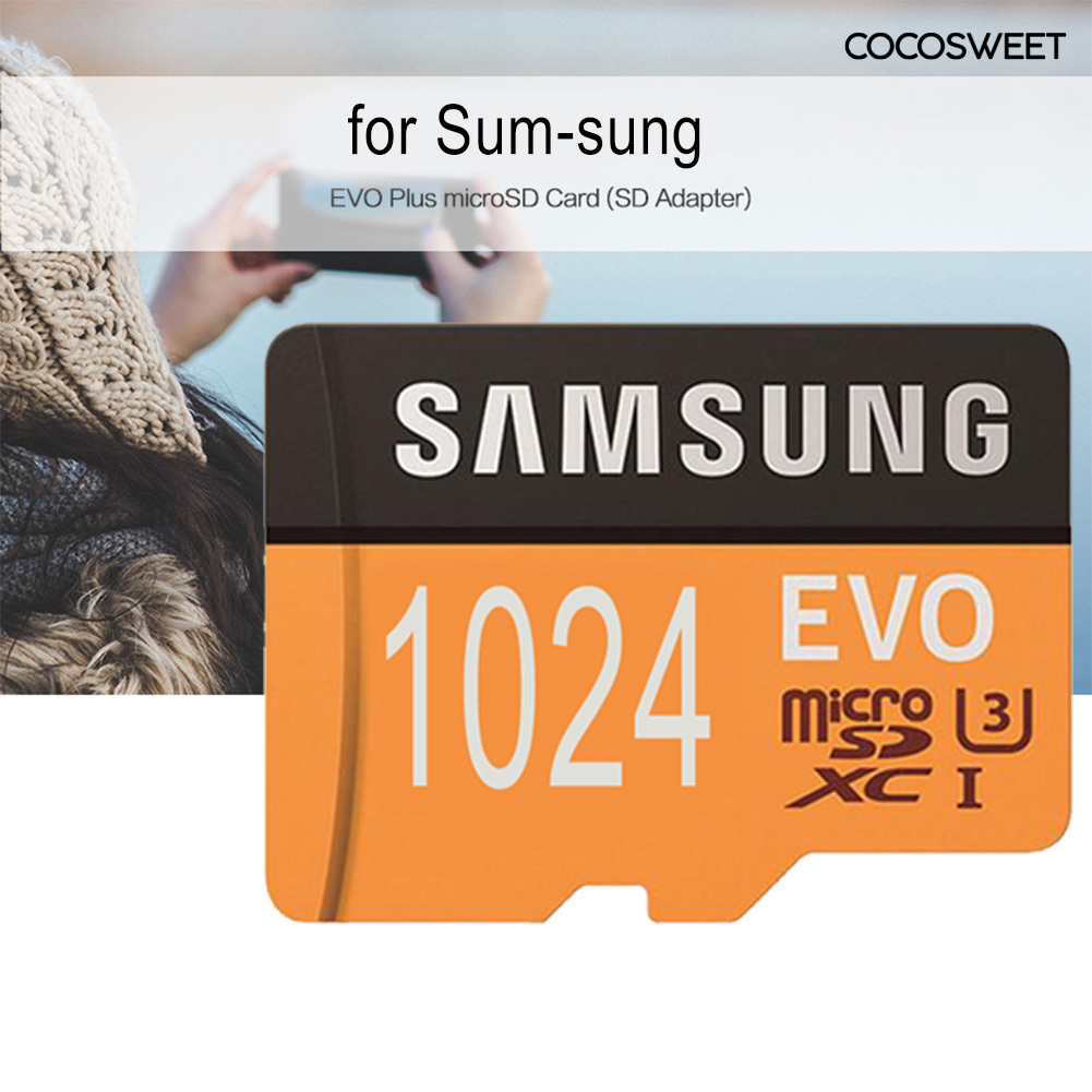 Thẻ Nhớ Micro Sd Kỹ Thuật Số Cocosweet Sam Sung 512gb / 1tb Evo U3 Tf Cho Điện Thoại / Máy Ảnh