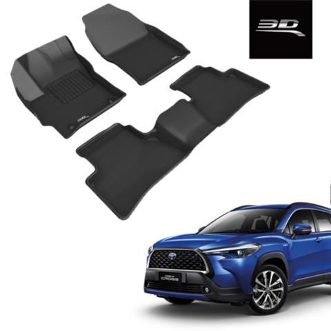 Thảm lót sàn ô tô TOYOTA COROLLA CROSS  - Thảm lót sàn ô tô 3D KAGU MAXpider