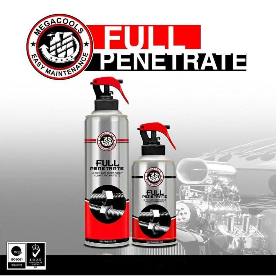 Rửa sên, phá sét, chống rỉ Megacools FULL PENETRATE 300ml ,chống oxi hóa.MS 800 ĐẠI KA STORE