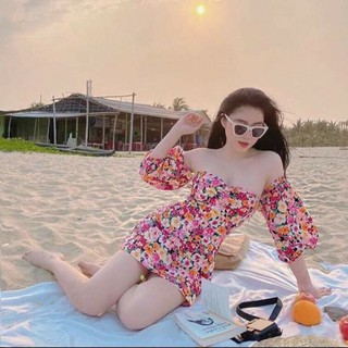 Đầm hoa trễ vai gợi cảm