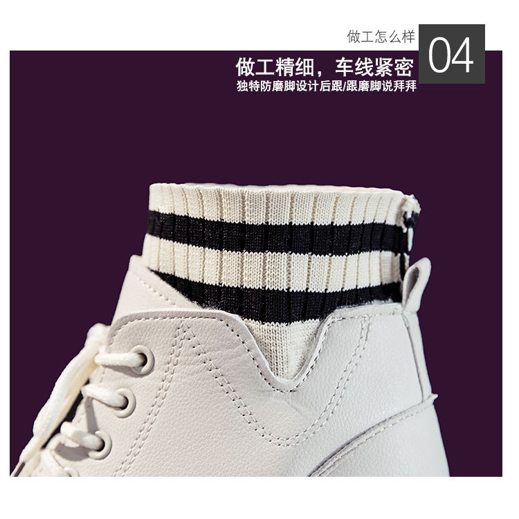 Giày Boots martin lót nhung thời trang thu đông cho nữ | BigBuy360 - bigbuy360.vn