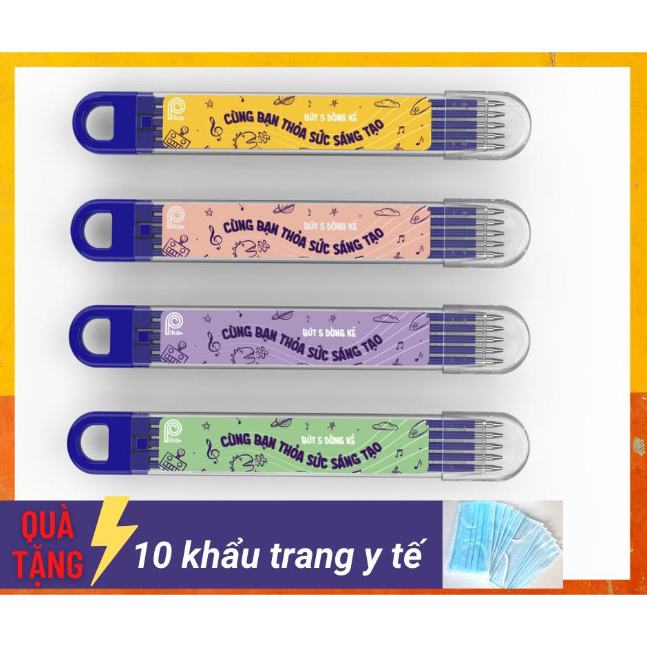 Combo 4 bút 5 dòng kẻ