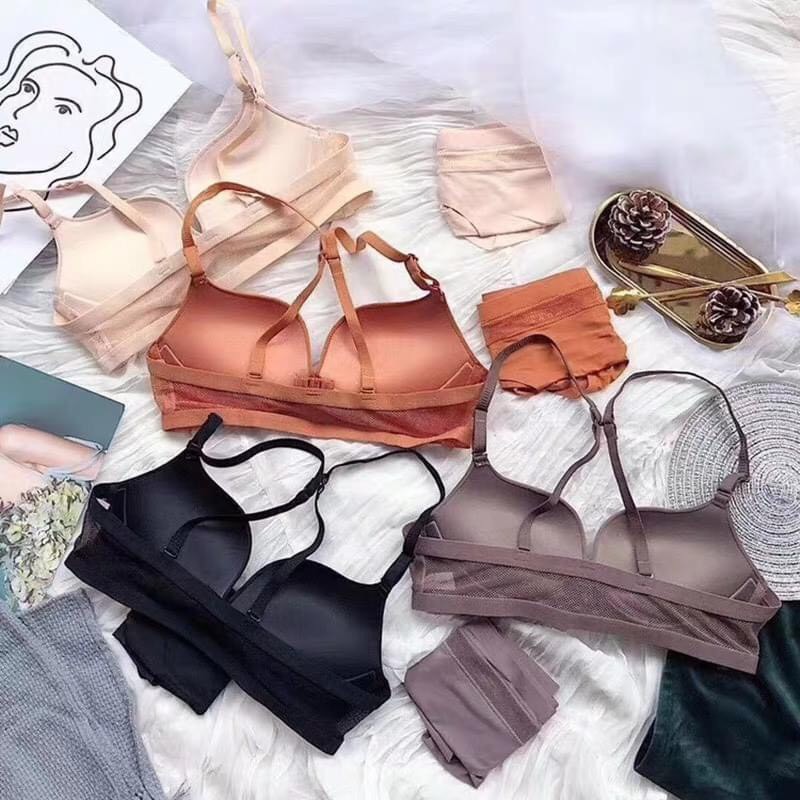 Áo lót đúc cao cấp không gọng cài trước nâng ngực tạo khe mặc được nhiều kiểu dây lưới - ÁO CÀI TRƯỚC! | BigBuy360 - bigbuy360.vn