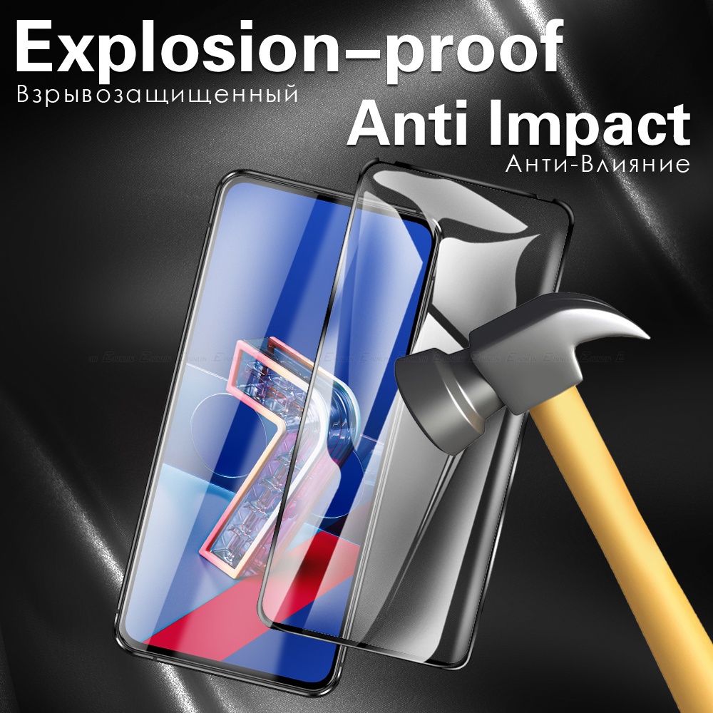 Kính Cường Lực Toàn Màn Hình Cho ASUS ZenFone 9 8Z 8 Flip 7 Pro 6 ZS590KS ZS672KS ZS670KS ZS671KS ZS630KL