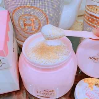 Body sợi mật dát vàng honey pink