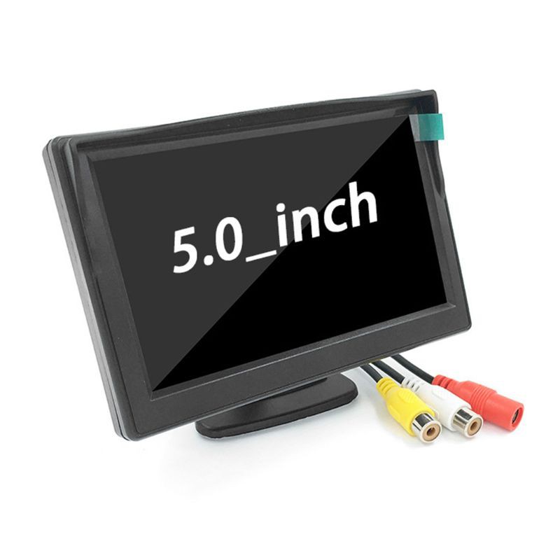 Camera Lùi Xe Màn Hình Lcd 5 Inch Hd Có Giác Hút Tiện Dụng Cho Xe Hơi