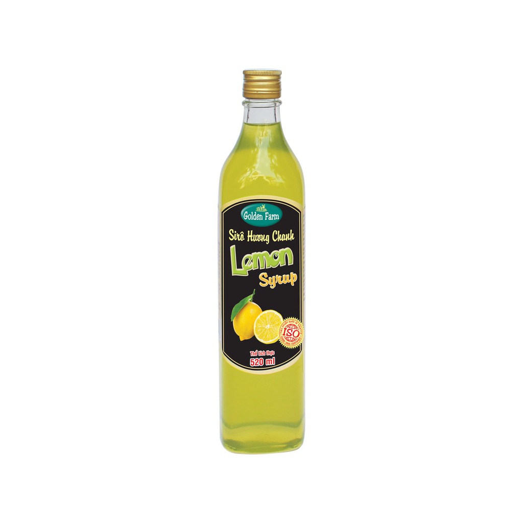 Siro hương chanh Lemon Golden Farm 520ml