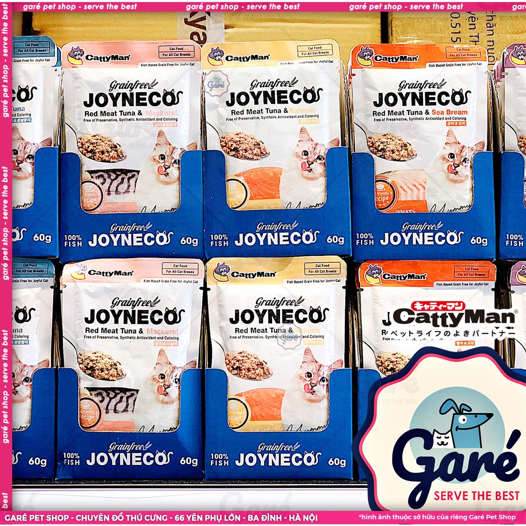 60g - Pate cho mèo không tinh bột Joyneco Grain Free thương hiệu Nhật made in Vietnam đủ vị Doggy Man Garé Pet Shop