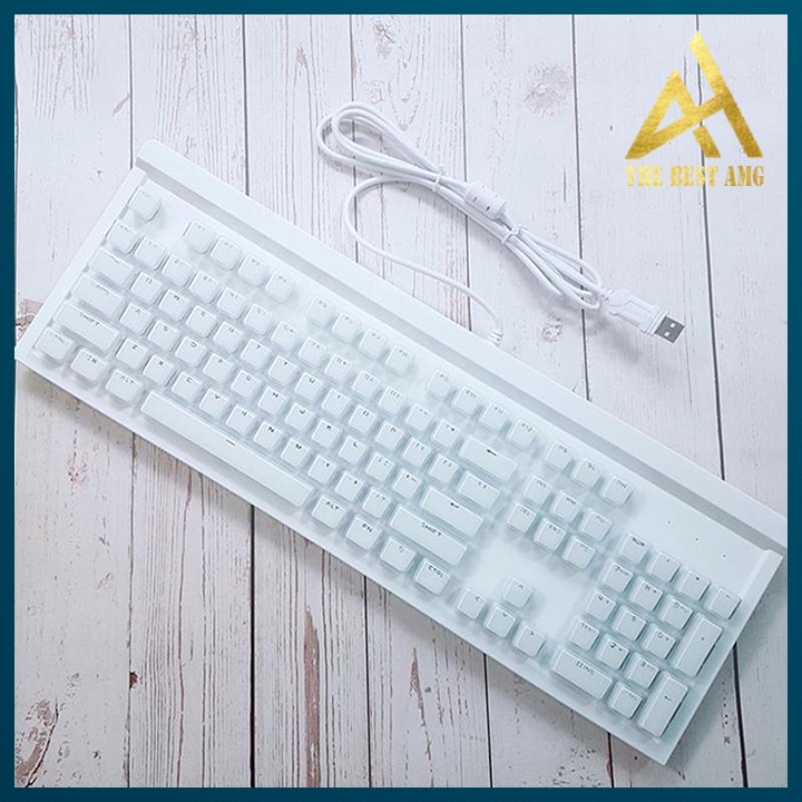 Bàn Phím Cơ Gaming Keycap Xuyên Led Đổi Màu BOSSTON MK921 Bàn Phím Máy Tính Laptop Có Dây Keyboard Chơi Game
