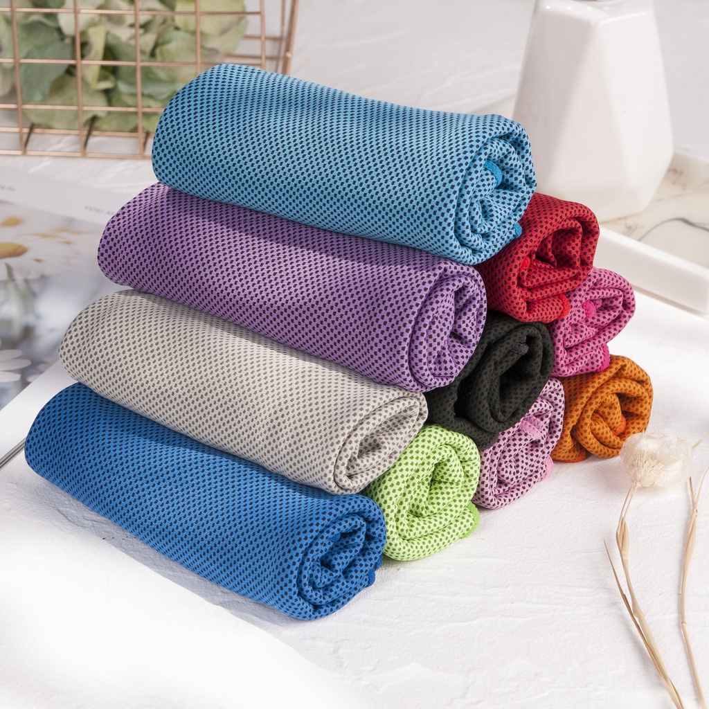 Khăn lạnh thể thao đa năng thấm hút mồ hôi, làm mát nhanh tập gym, tập thể thao