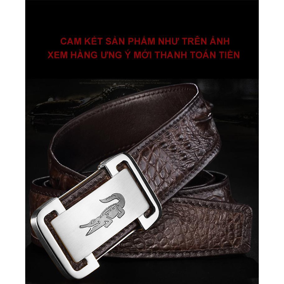 [HÀNG CHẤT] thắt lưng da cá sấu | BigBuy360 - bigbuy360.vn