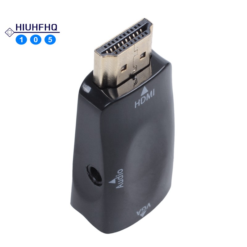 Cáp Chuyển Đổi Âm Thanh Hdmi Sang Vga Với Giắc Cắm 3.5mm Dành Cho Pc, Laptop, Dvd