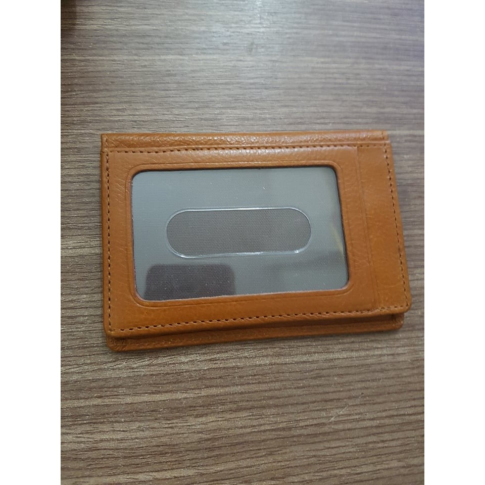 NAME CARD HOLDER DA BÒ THẬT