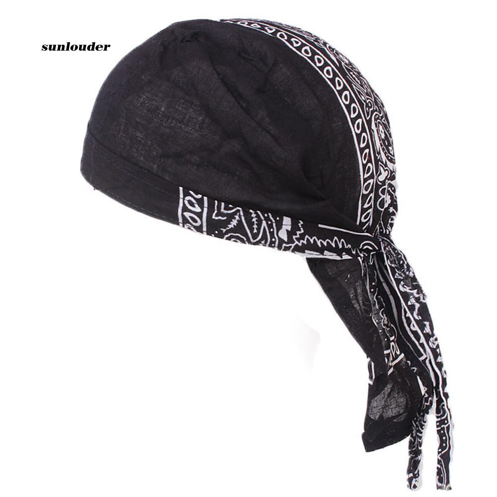 Khăn trùm đầu làm bằng cotton phong cách cướp biển