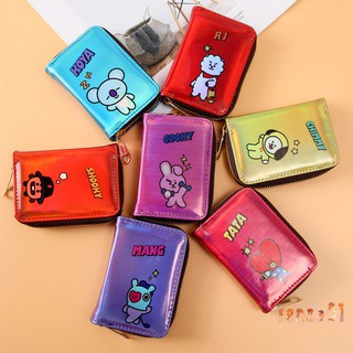 Ví đựng thẻ in hình hoạt hình dễ thương cho fan BTS