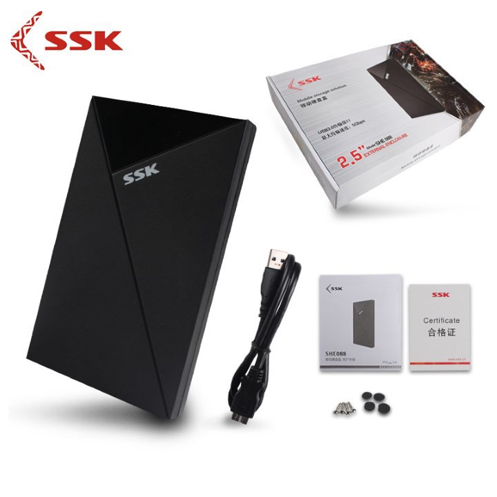 Hộp Đựng Ổ Cứng HDD BOX SATA 2.5 USB 3.0 SSK (SHE-088)- Chính Hãng Full Box | BigBuy360 - bigbuy360.vn