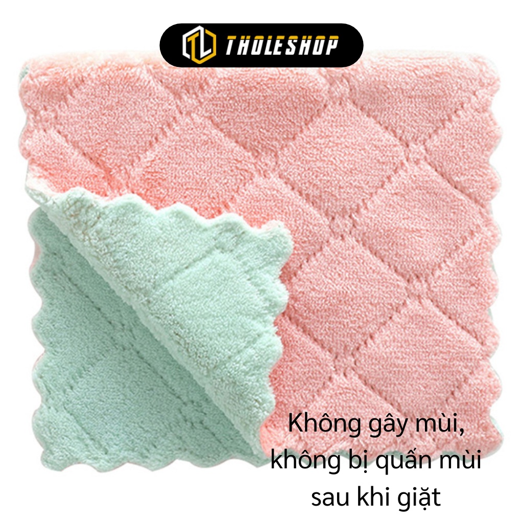 Khăn Lau Chén Đa Năng - Khăn Nhà Bếp Lau Đồ Dùng, Lau Gương Không Rụng Lông 5962