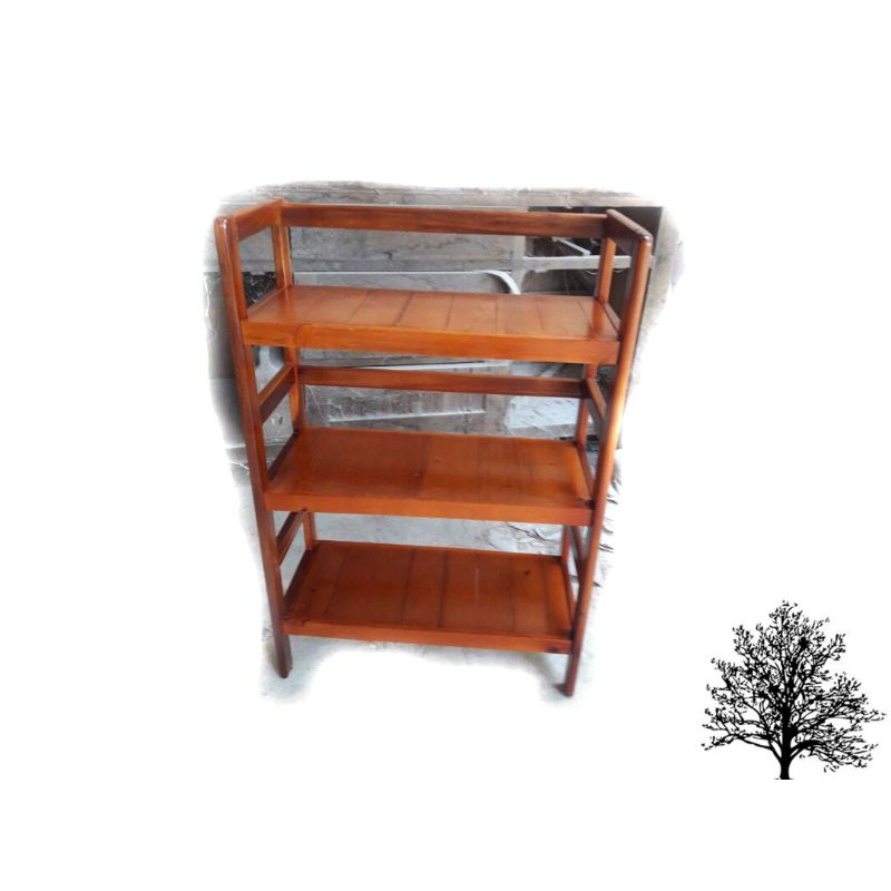Kệ 3 tầng gỗ tự nhiên 60cmx90cm, sâu 30cm