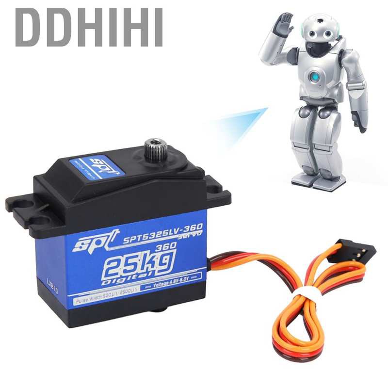 RC Động Cơ Servo 360 Độ Spt5325Lv-360 25kg Cho Robot Điều Khiển Từ Xa