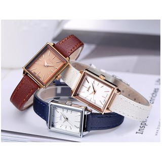 ĐỒNG HỒ NỮ JULIUS JA787 DÂY DA (NÂU)