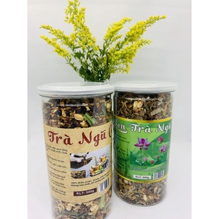 Trà sen ngũ cốc, trà ngũ cốc, các loại hạt, mứt...