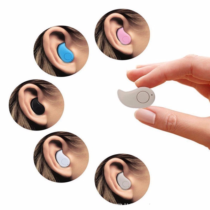 [ GIÁ HUỶ DIỆT] Tai nghe Bluetooth S530 V4.1 Ear-Pod Nhét tai Siêu Nhỏ Có Nghe Nhạc