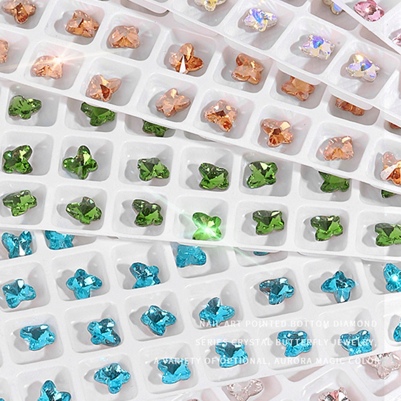 Hộp Đá 3d Lấp Lánh Đính Móng Nghệ Thuật