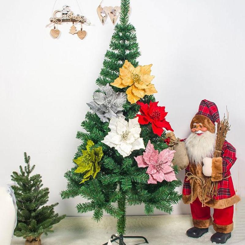 Mô hình hoa nhân tạo 28*24cm trang trí cây thông Giáng Sinh