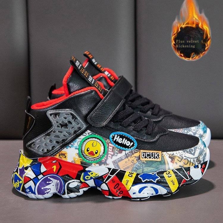 Giày Sneaker Đế Mềm Thoáng Khí Thời Trang Xuân Thu 2022 Cho Bé Trai