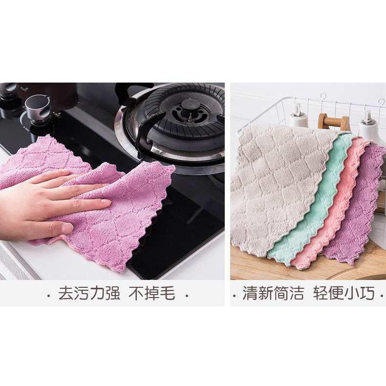Khăn lau bếp đa năng 2 mặt siêu thấm