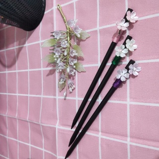Trâm cài tóc cán gỗ phong cách cổ trang kiểu đơn giản - Trâm cài tóc handmade by Pudy Pudy - CH19822