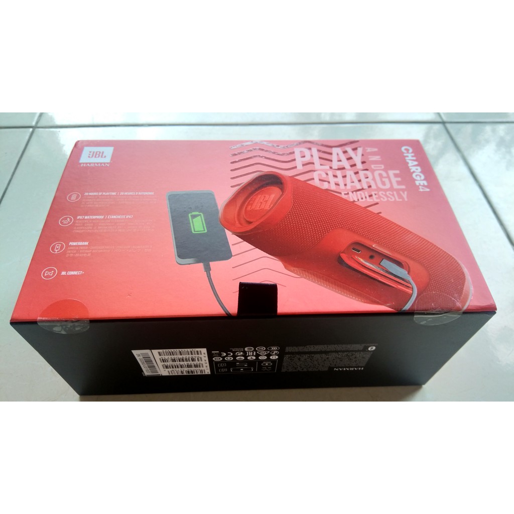 Loa bluetooth JBL Charge 4 30W - hàng chính hãng PGI, nguyên seal