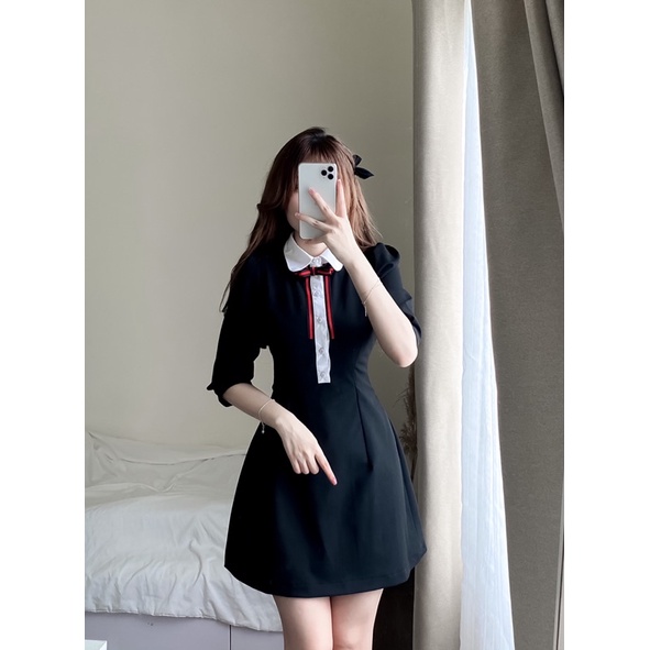 Váy cổ sơ mi Mia- diện đi chơi hay đi làm đều xinh