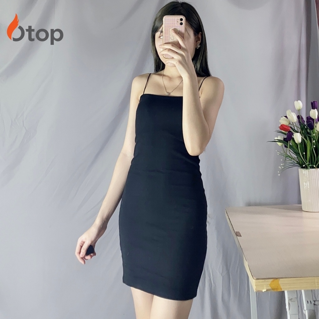 Váy 2 dây sợi mảnh ôm cao cao MUỐI Vay2sbodydangngan P0/K16