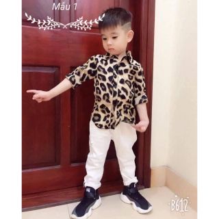 Áo Sơ mi lụa bé trai và gái